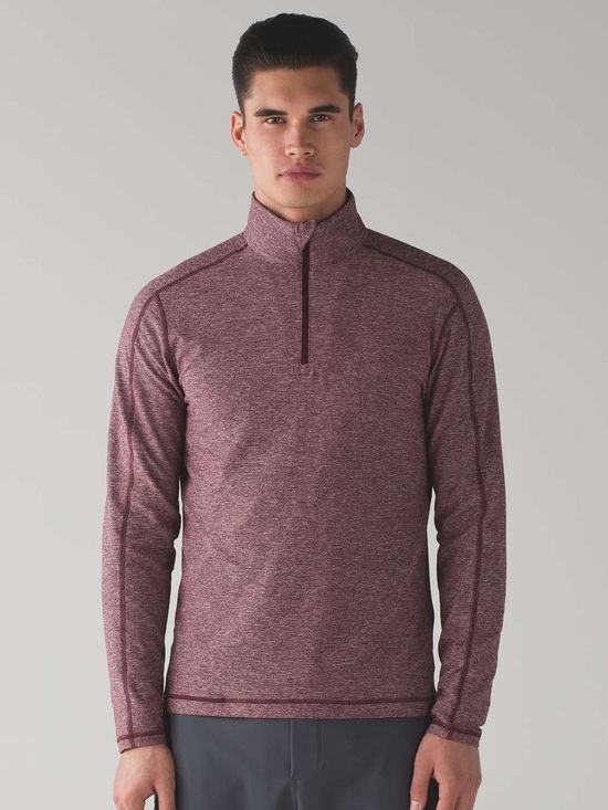 lululemon athletica Other - Lululemon Surge Warm 1/2 Zip Long Sleeve Pullover Heathered Cassis Large -No Tag